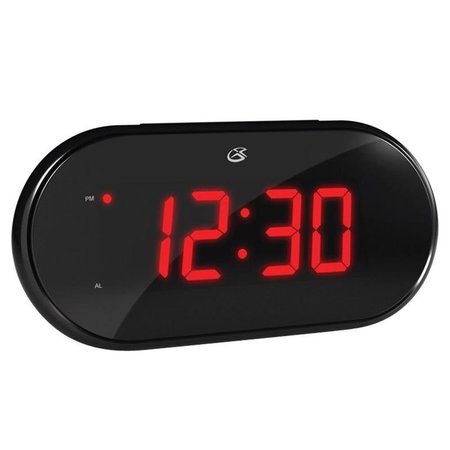 ILIVE GPX 3 in. Black AM/FM Clock Radio Digital Plug-In C253B